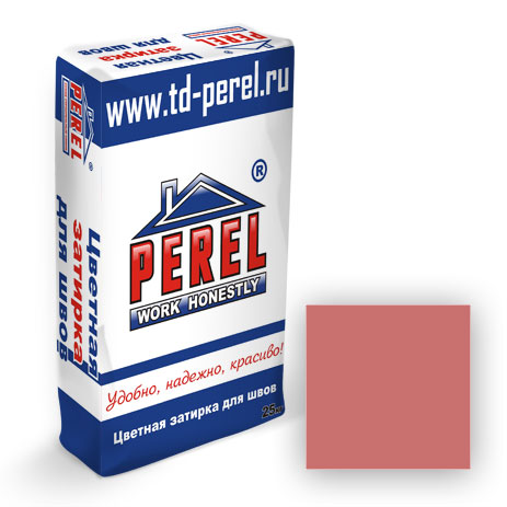 Цветная кладочная смесь "PEREL NL" / 60 красный