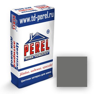Изображение – Цветная декоративная затирочная смесь Perel RL / Темно-серый