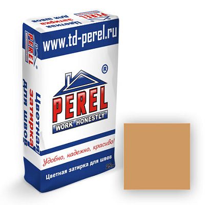 Изображение – Цветная декоративная затирочная смесь Perel RL / Горчичный