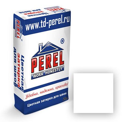 Изображение – Цветная декоративная затирочная смесь Perel RL / Белый