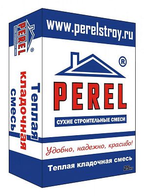 Изображение – Теплоизоляционная кладочная смесь "PEREL TKS 2520" зима